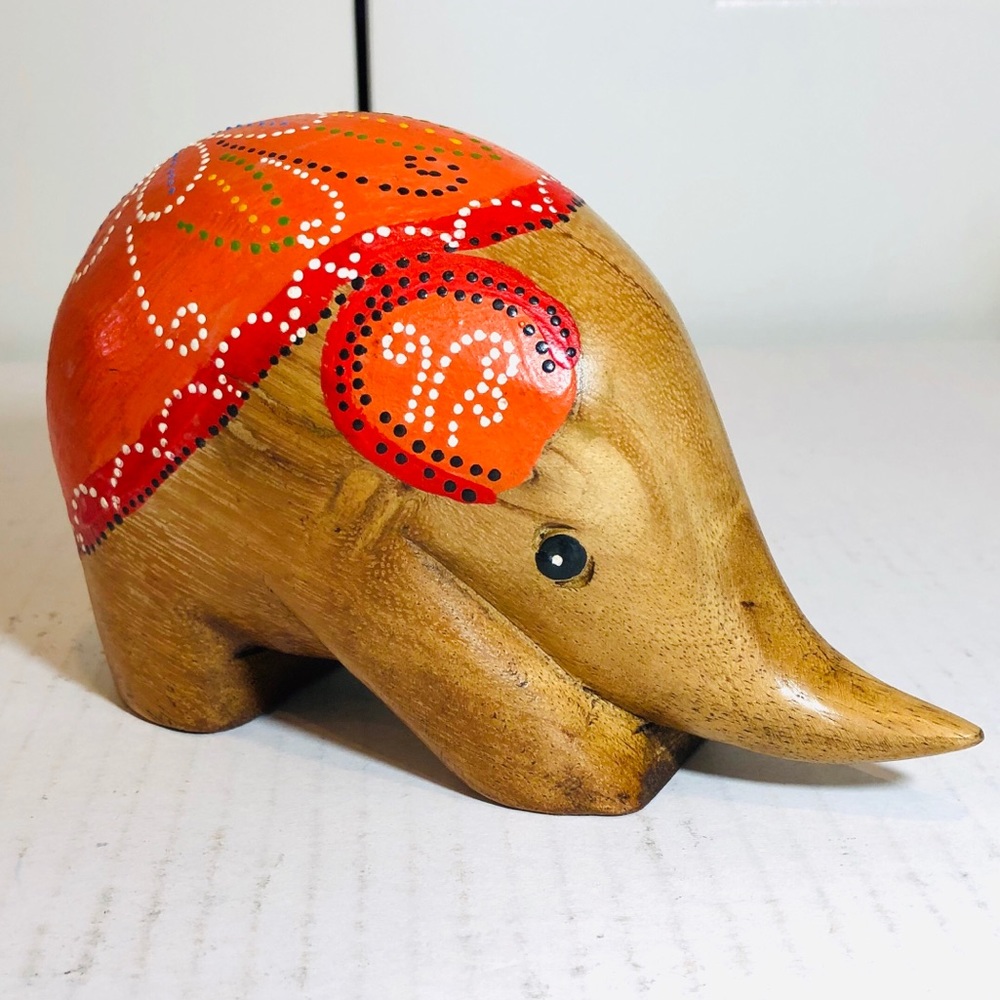 New Hand Carved Wooden Elephant 🐘